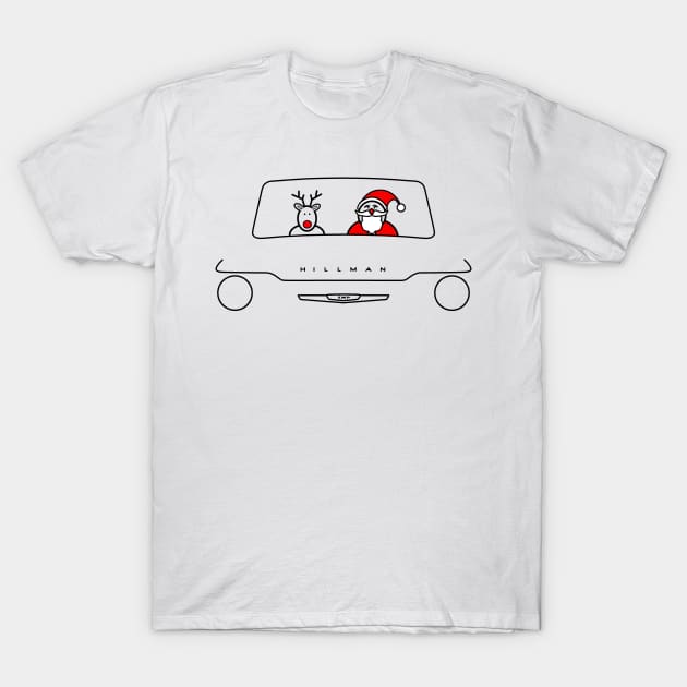 Hillman Imp classic car Christmas special edition T-Shirt by soitwouldseem